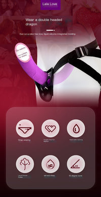 Fixed Strap-On Dildo with Snap-Lock System - image 6