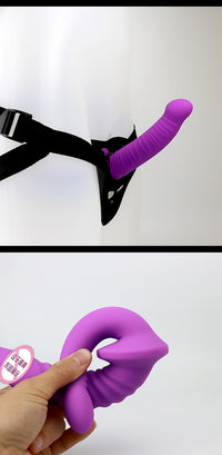 Fixed Strap-On Dildo with Snap-Lock System - image 13