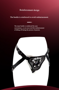 Fixed Strap-On Dildo with Snap-Lock System - image 9