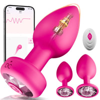 Silicone Vibrating Butt Plug with Remote Control - image 2