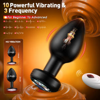 Vibrating Butt Plug with Remote – Silicone Anal Toy - image 4