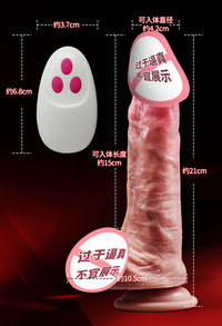 Auto Thrusting Dildo – 10 Vibration Modes Remote Control - image 6