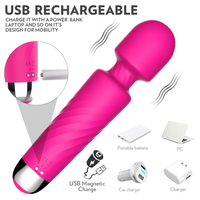 Luxury Cordless Wand Vibrator – Magnetic Charge - image 3