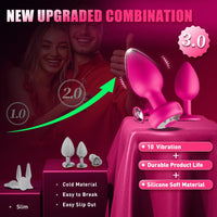 Silicone Vibrating Butt Plug with Remote Control - image 5