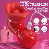 3-in-1 Tongue Licking Vibrator with Suction - image 4