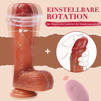 Rotating Dildo Vibrator with Thrusting & 360° Rotation - image 4
