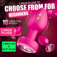 Silicone Vibrating Butt Plug with Remote Control - image 6