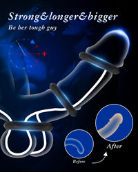 Silicone Cock Ring Set – Male Erectile Enhancement - image 4