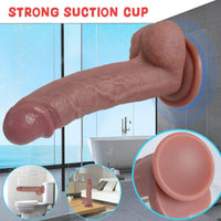 Realistic Vibrating Dildo – 7.7 Inch Silicone - image 4