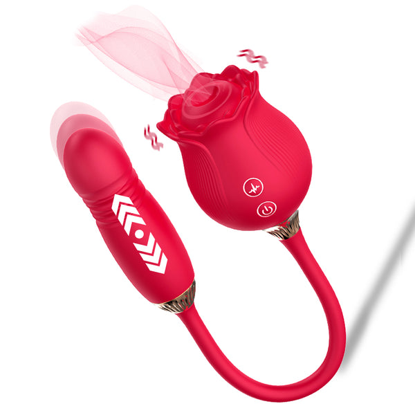 Rose Anal Vibrator – Clitoral & Anal Sex Toy for Women