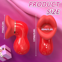 3-in-1 Tongue Licking Vibrator with Suction - image 6