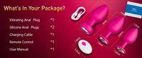 Silicone Vibrating Butt Plug with Remote Control - image 14