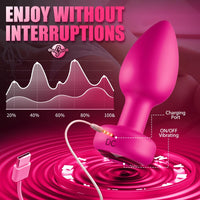 Silicone Vibrating Butt Plug with Remote Control - image 8