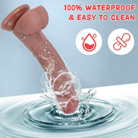Realistic Vibrating Dildo – 7.7 Inch Silicone - image 6