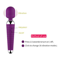 10-Speed Clitoral Vibrator – Rechargeable Wand Massager - image 13