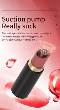 Mini Lipstick Bullet Vibrator – Sucking Adult Toy - image 10