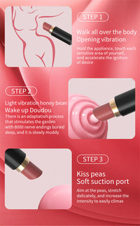 Mini Lipstick Bullet Vibrator – Sucking Adult Toy - image 14