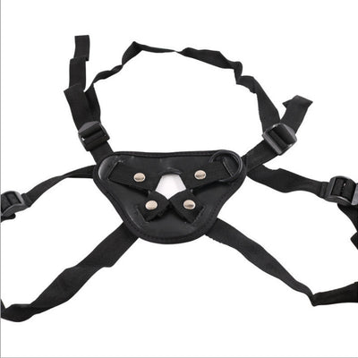 Fixed Strap-On Dildo with Snap-Lock System
